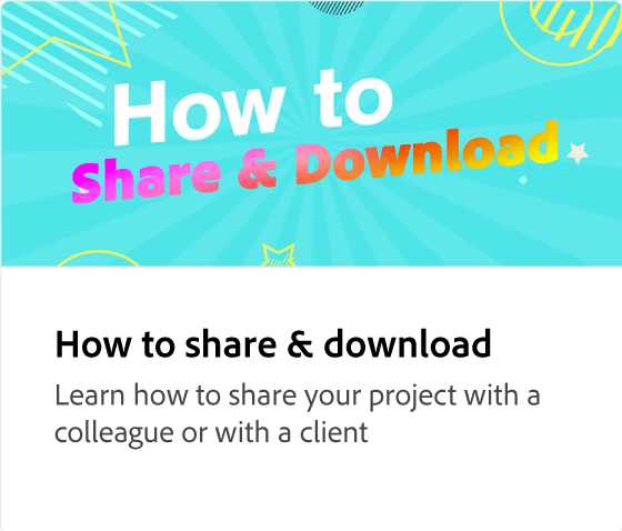 How to share & download