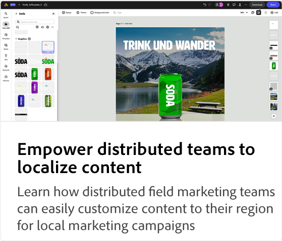 Empower distributed teams to localize content