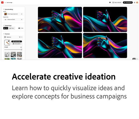 Accelerate creative ideation