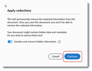 Redact Step 9