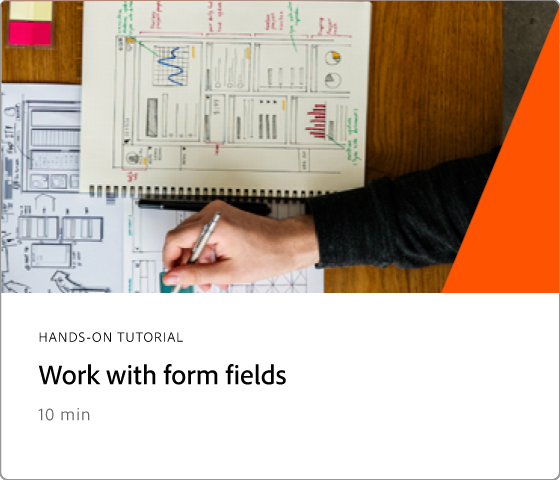 Work with form fields