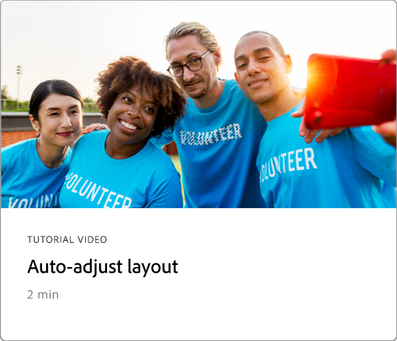 Auto-adjust layout