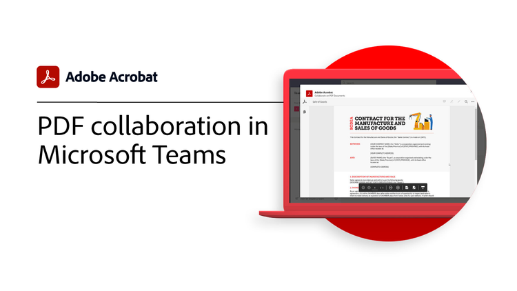 PDF collaboration in Microsoft Teams