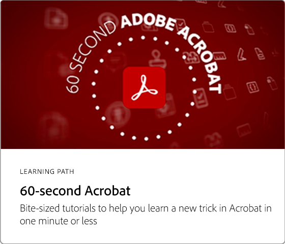 60-second Acrobat