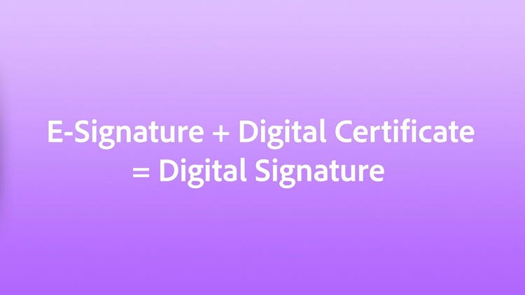 What's a digital signature