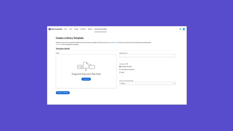 Create a reusable template