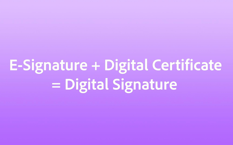 What's a digital signature