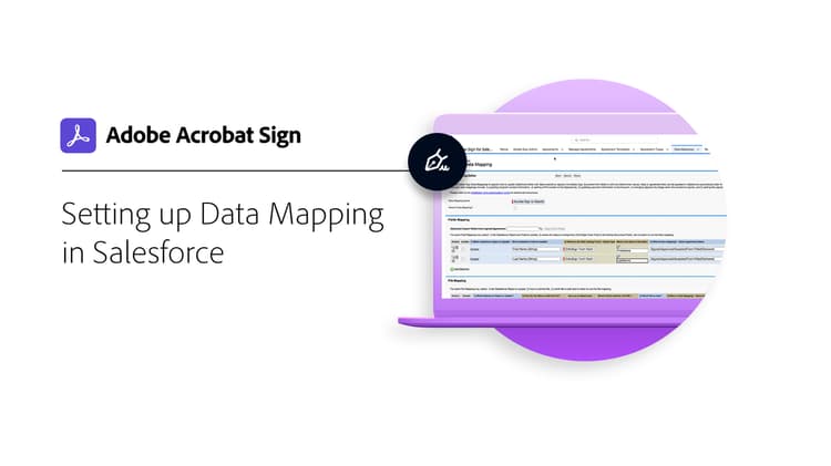 Setting up data mapping