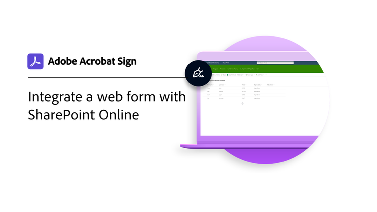 Integrate a web form with SharePoint Online