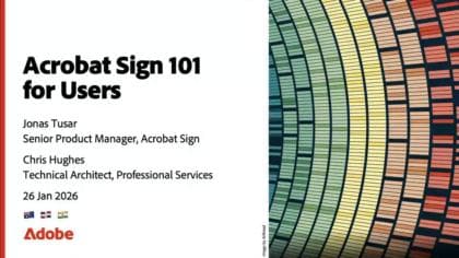 Acrobat Sign 101 - Getting Started
