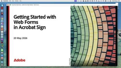 Getting Started with Web Forms in Acrobat Sign