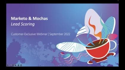 Marketo and Mochas - Lead Scoring