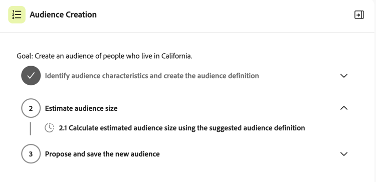 Step 2 of the plan, which is to estimate the size of the potential audience.