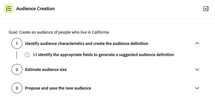 Step 1 of the plan, which is to identify audience characteristics.