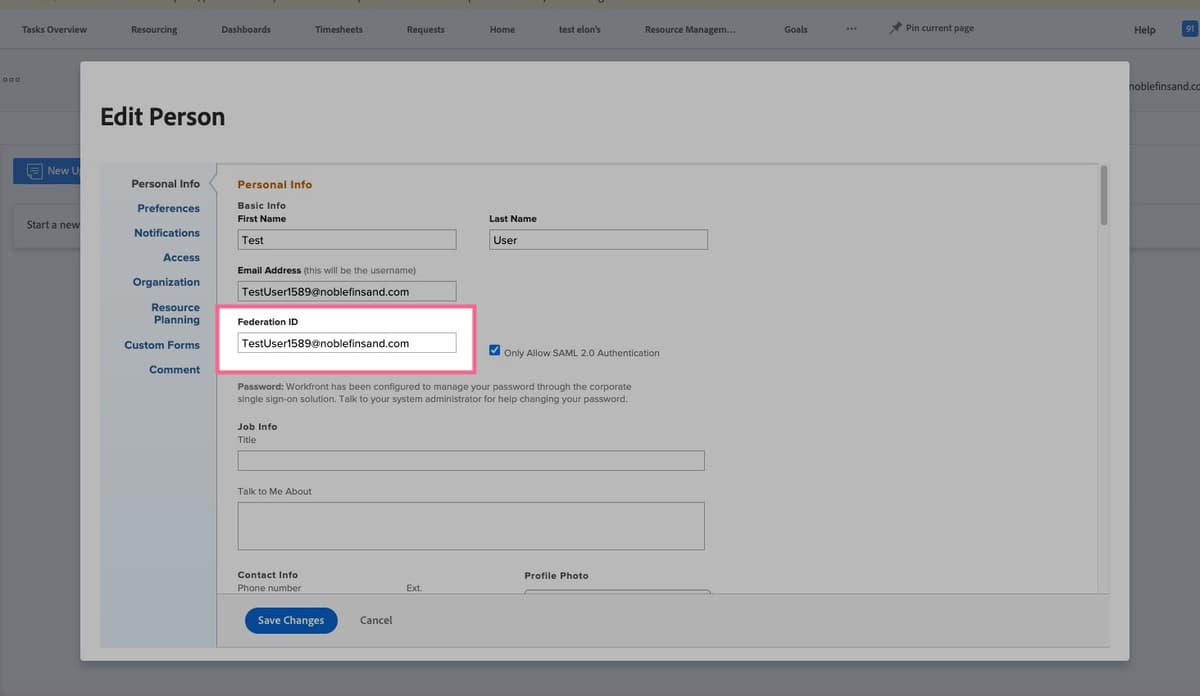 Login Error as user not Mapped SSO (Single Sign On) | Adobe Workfront