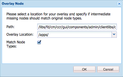 Overlay node path