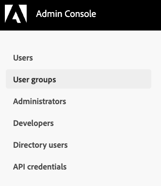 User groups