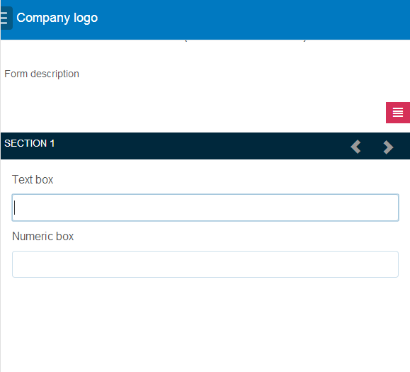 Mobile layouts without panel titles in the form headers