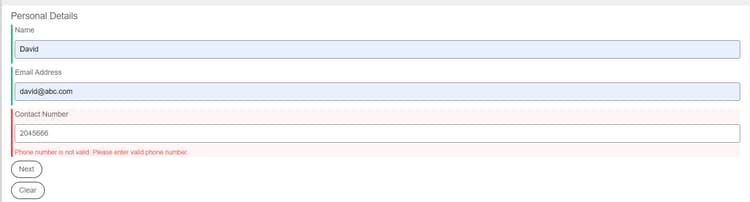 Email Address Validation Pattern