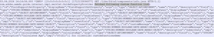 error log file with proper custom function
