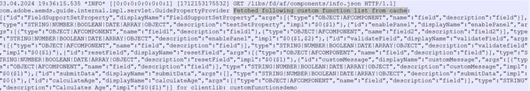 custom function with cache support