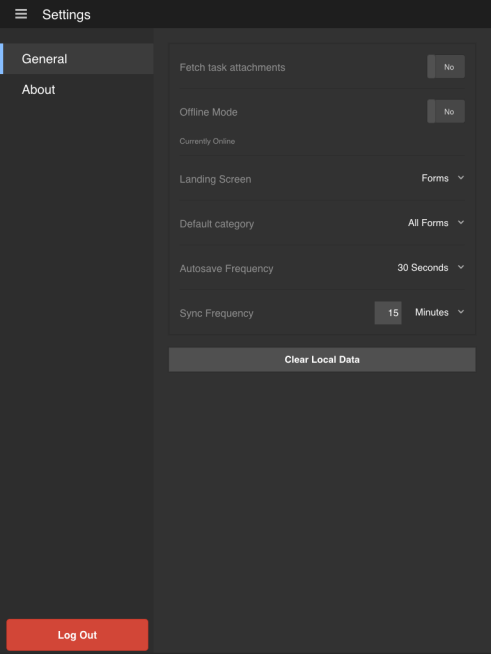 General Settings