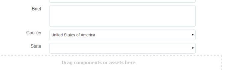 Country and State drop-down lists togather