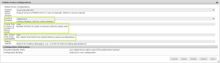 Mobile Forms Configurations