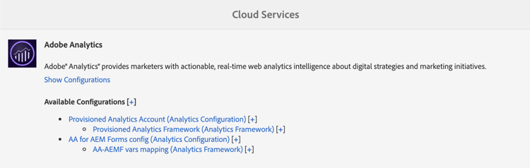 Adobe Analytics configuration
