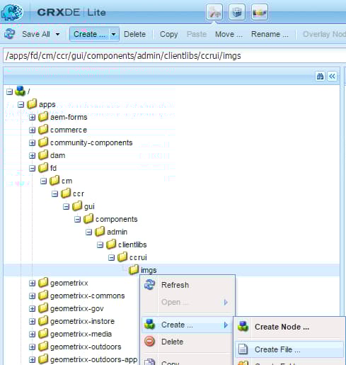 Create new node in imgs folder
