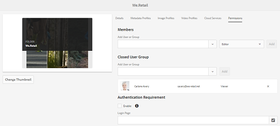 Add user in closed user group