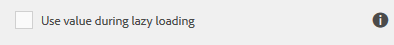 Lazy loading field in sidebar