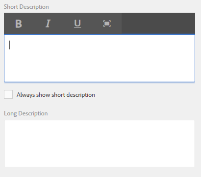 In-context help for form fields