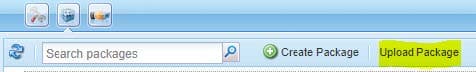 Upload Package Option