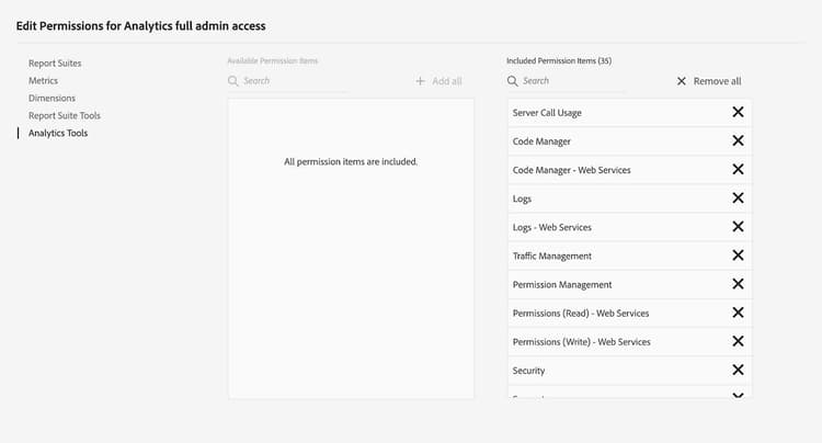 Edit permissions