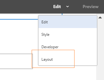 Layout mode for Interactive Communications