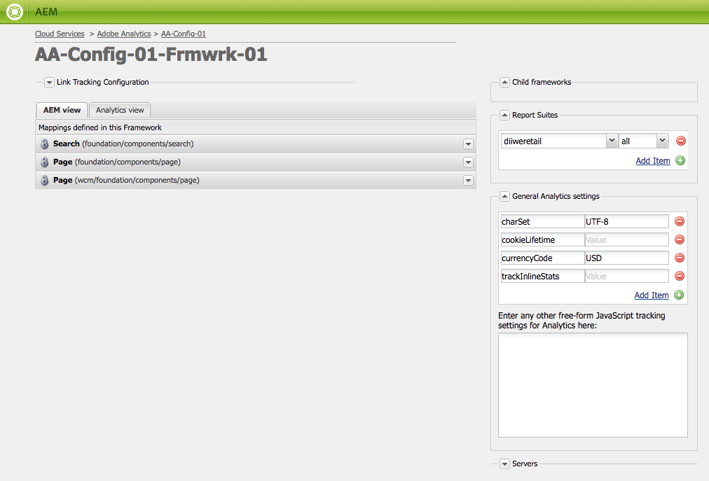 Customizing The Adobe Analytics Framework | Adobe Experience Manager