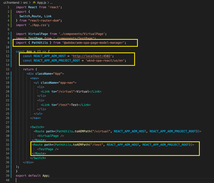 Routing helper