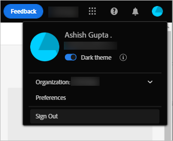 Preference to switch dark and light theme