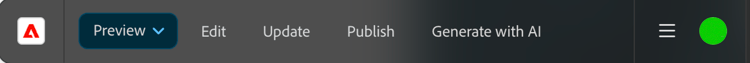 Generate Variations - access from AEM Sidekicj