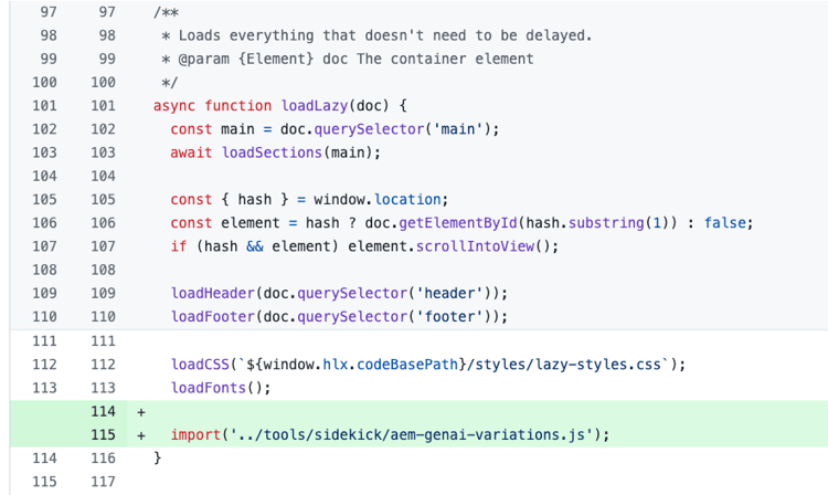 Generate Variations - lazy loader