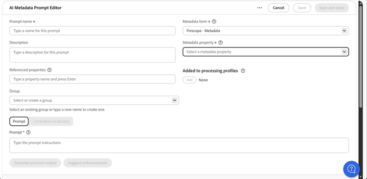 Metadata properties