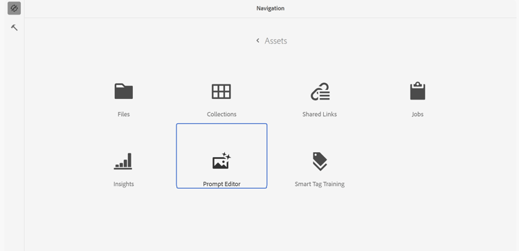 Navigate to Prompt Editor