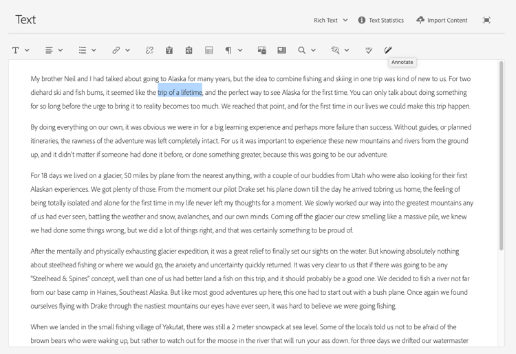 annotate