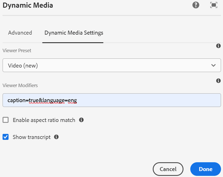 Dynamic Media Tab