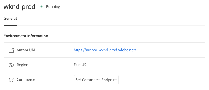CM Enviornment Information