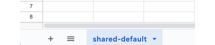 rename default sheet to "shared-default"
