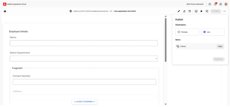 Publish Status