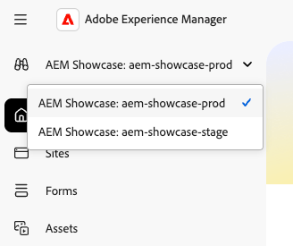 Prod and stage environments