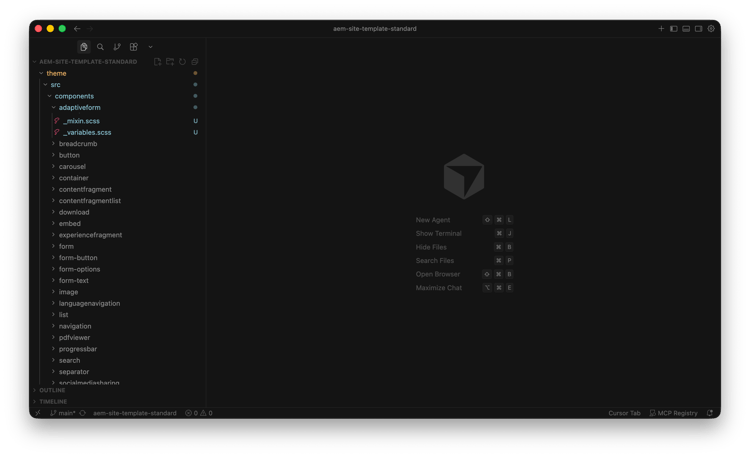 add variables and mixins